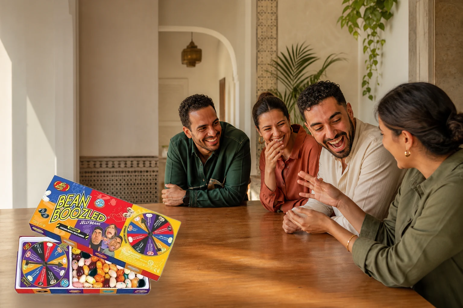 Soirée jeu entre adultes autour du coffret Jelly Belly BeanBoozled 5e édition