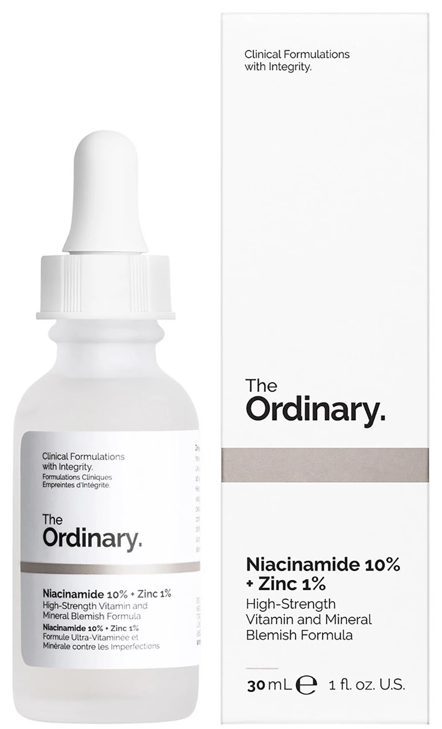 Étiquette — The Ordinary - Niacinamide 10% + Zinc 1%, 30 ml