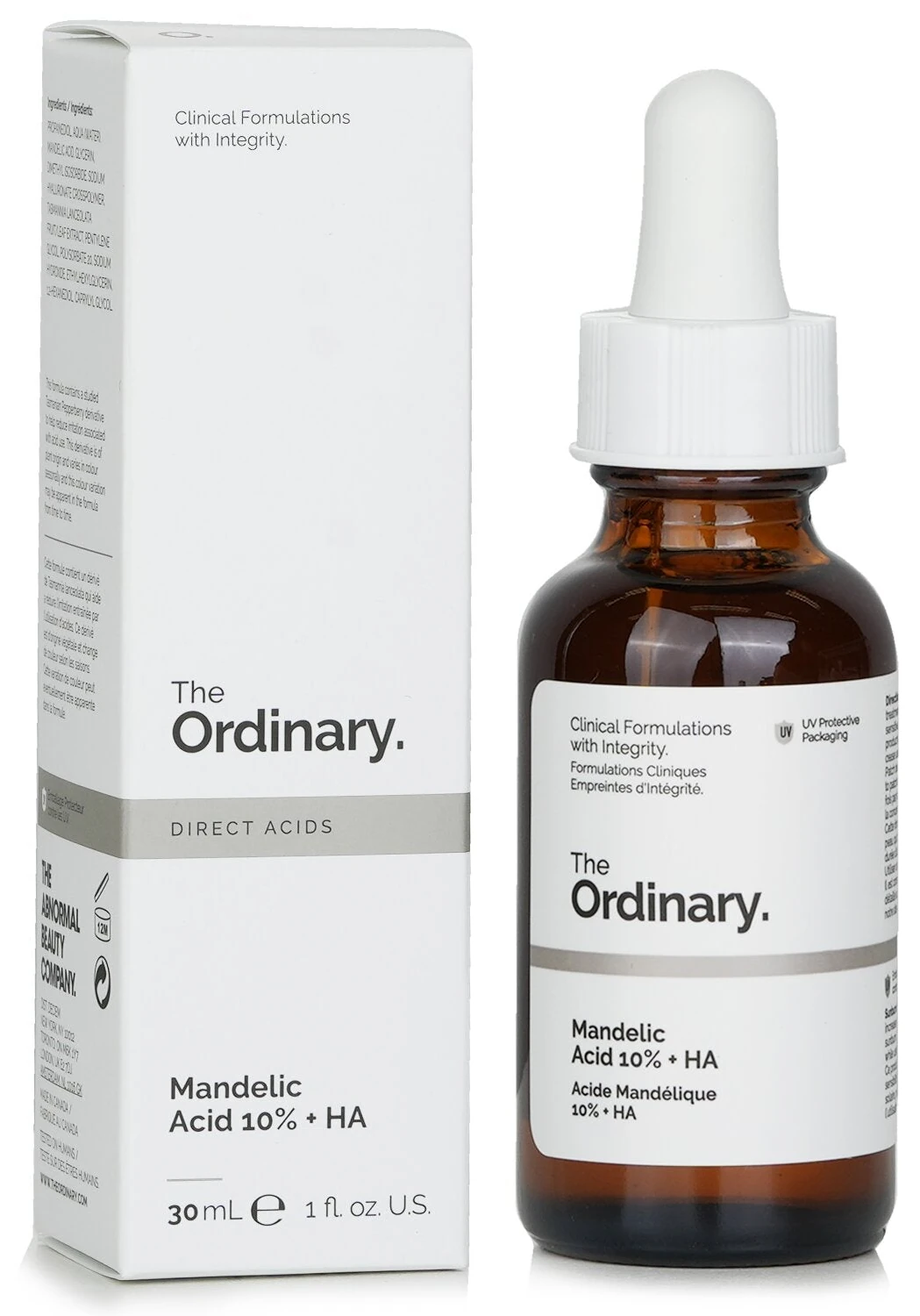 Produit et emballage — The Ordinary - Acide Mandélique 10% + HA, 30 ml