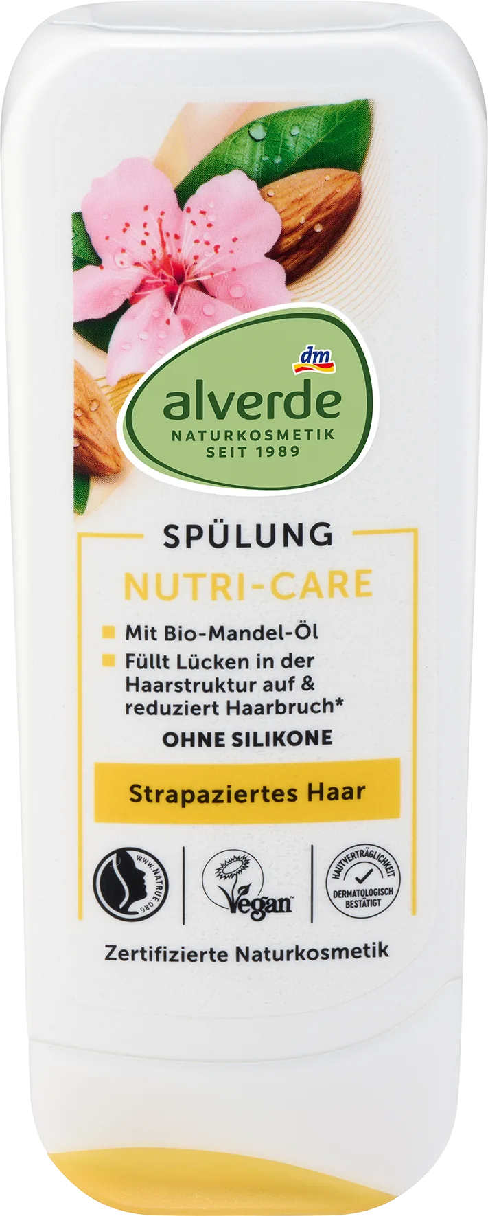 Alverde - بلسم Nutri-Care باللوز والأرغان العضوي، 200 مل