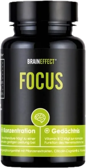 BrainEffect - التركيز، 60 كبسولة