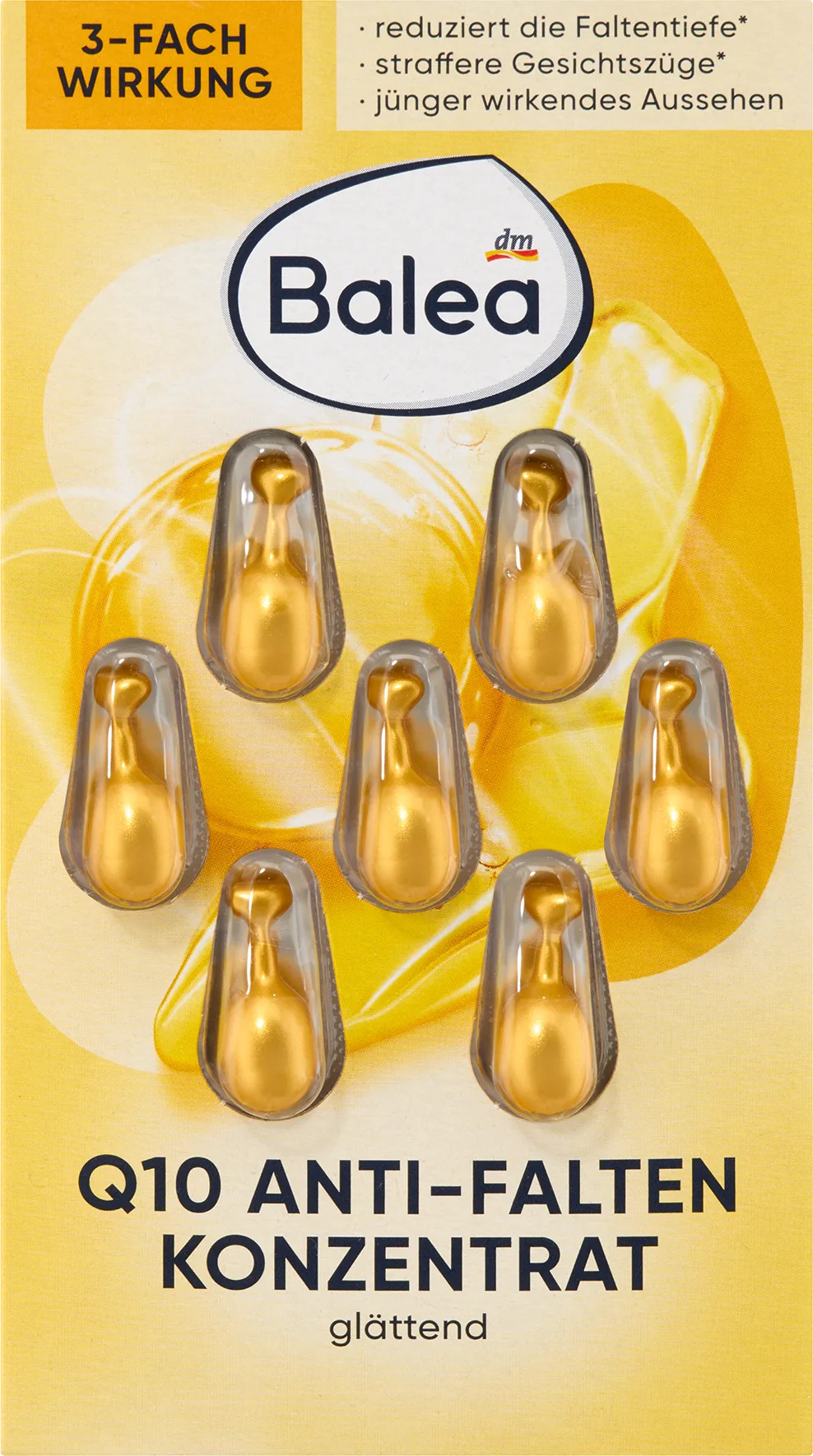 Balea - مركز مضاد للتجاعيد Q10، 7 كبسولات