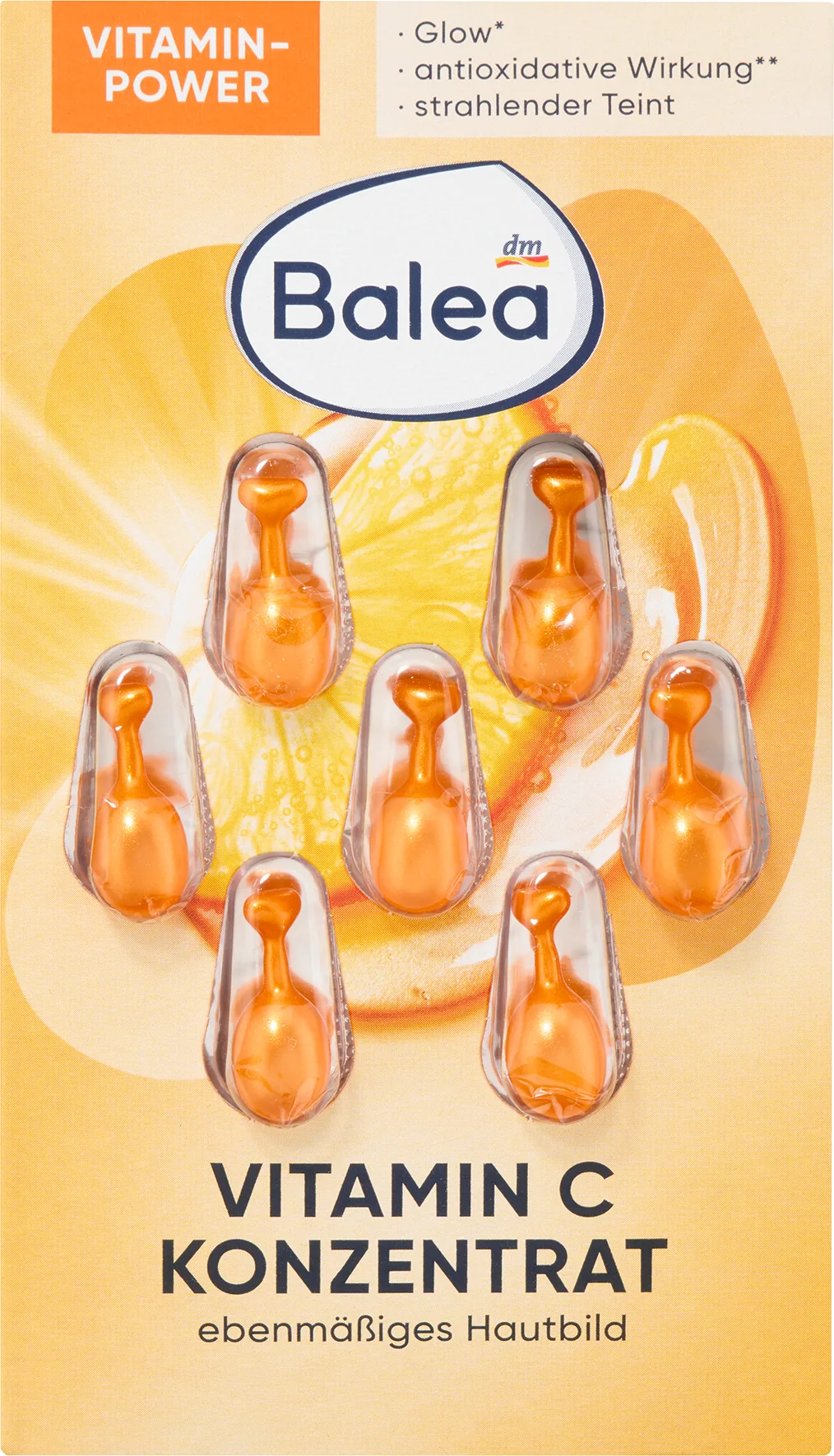Balea - مركز فيتامين C، 7 كبسولات