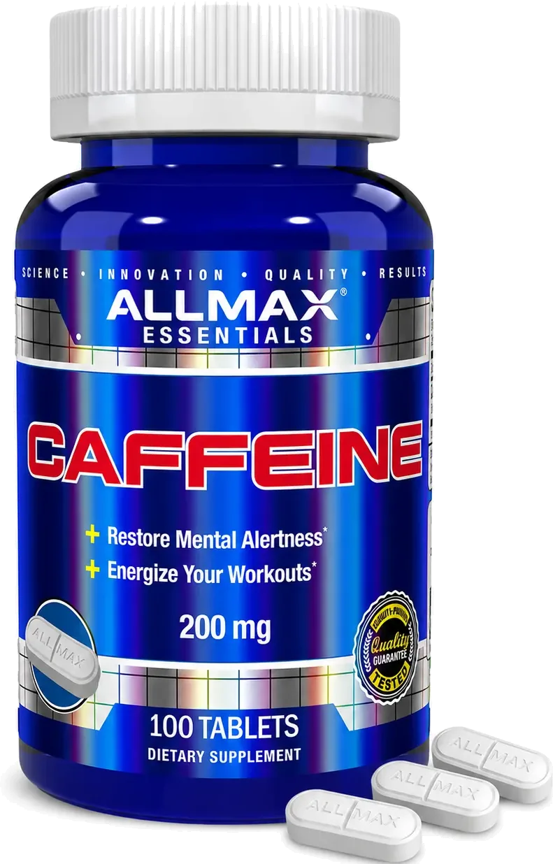 Allmax Nutrition – كافيين 200 ملغ – 100 حبة