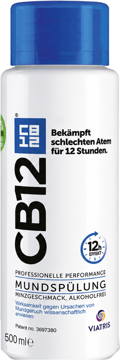 CB12 Original – Bain de Bouche Anti-Mauvaise Haleine 12 h – 500 ml