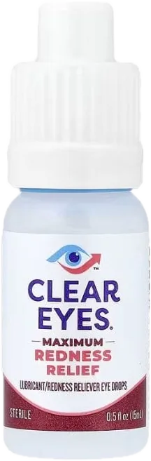Clear Eyes – Maximum Redness Relief Gouttes pour les Yeux – 15 ml