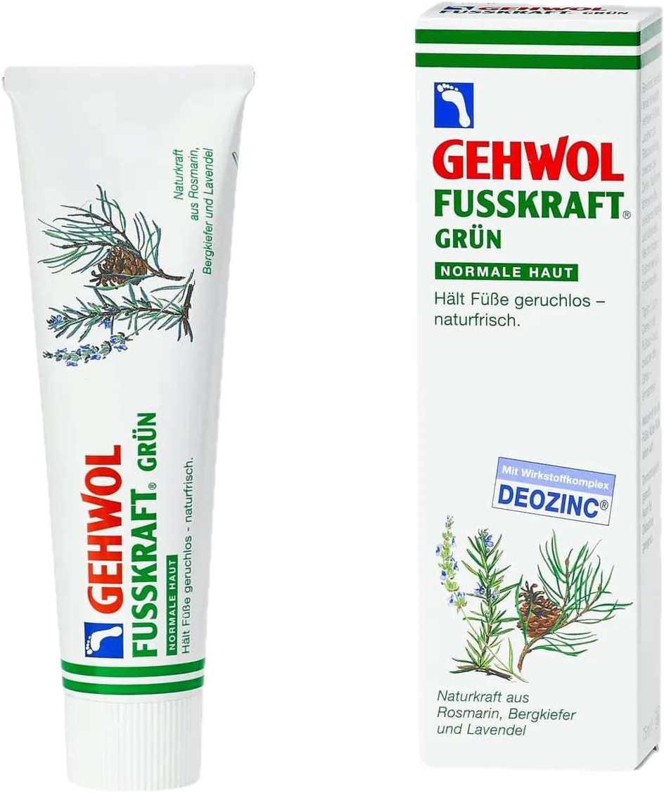 GEHWOL FUSSKRAFT Vert Crème Anti-Transpirante Pieds 125 ml