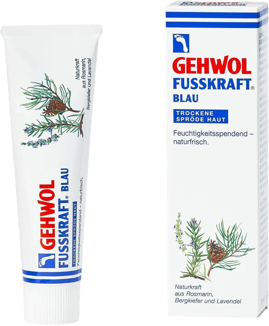 GEHWOL FUSSKRAFT Bleu Crème Pieds Très Secs 125 ml | Fraîcheur