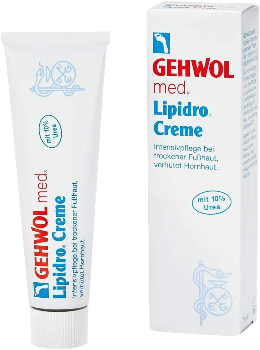 GEHWOL med Lipidro-Creme Pieds Urée 10% 125 ml | Hydratation