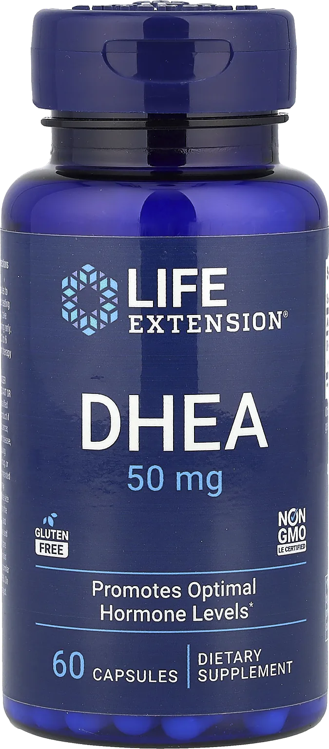 Life Extension، DHEA، 50 مجم، 60 كبسولة