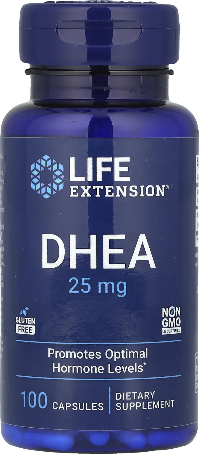 Life Extension DHEA 25 mg 100 Capsules | Équilibre Hormonal