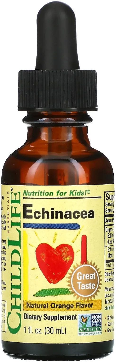 ChildLife Essentials – Échinacée goût orange naturel – 30 ml gouttes