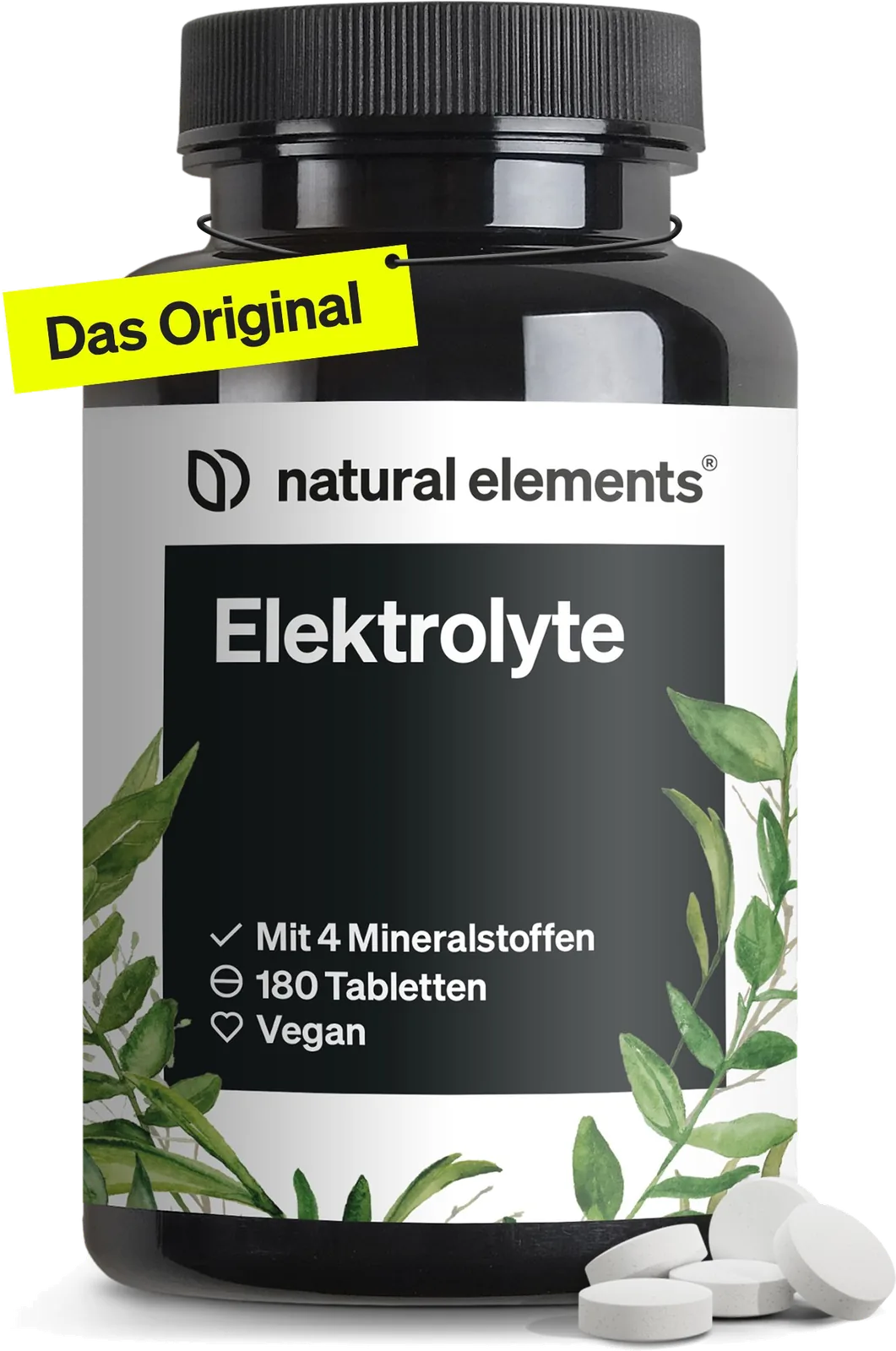 natural elements – Electrolyte Tablets – 180 comprimés