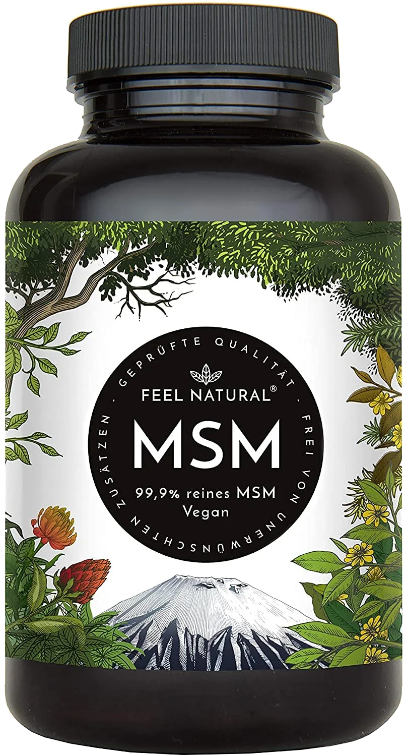 Feel Natural - MSM 1600 مجم، 365 حبة