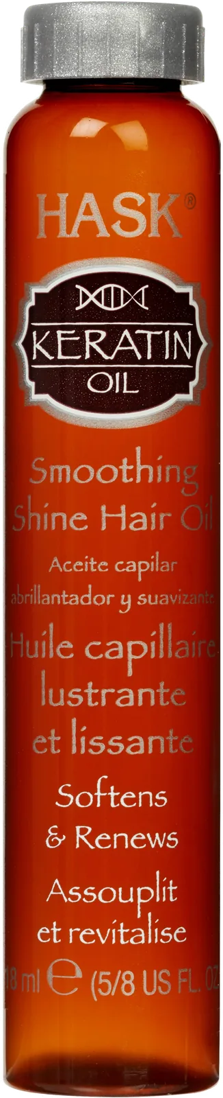 Hask – زيت الكيراتين لتنعيم وتلميع الشعر، Smoothing Shine Oil، 18 مل