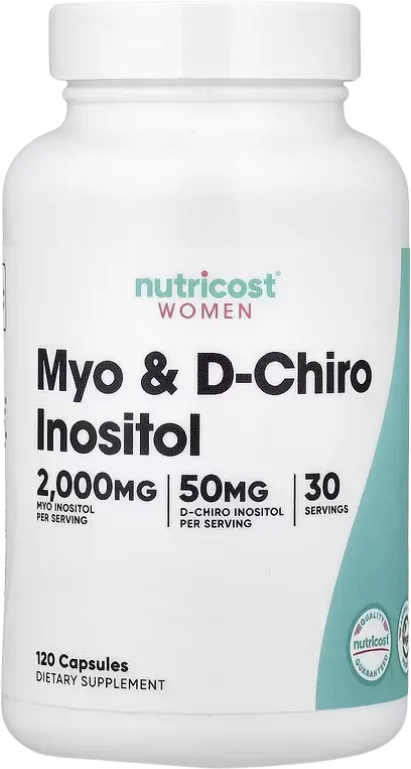 Inositol Femme Nutricost Myo & D-Chiro 120 Capsules | SOPK