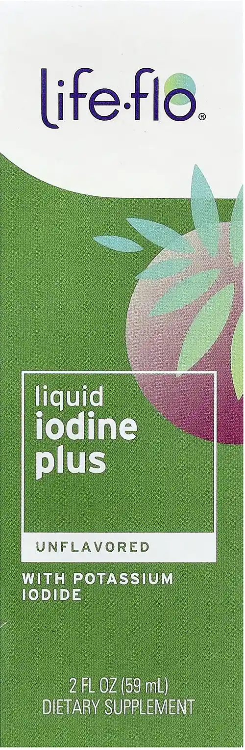 Life-flo، يود سائل بلس، مع يوديد البوتاسيوم، بدون نكهة، 150 ميكروغرام، 59 مل