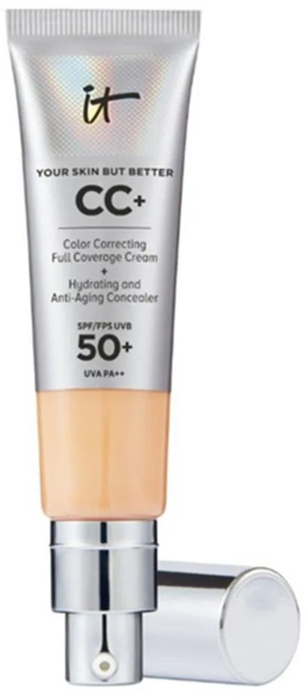 IT Cosmetics - كريم تصحيح CC + SPF 50، متوسط، 32 مل
