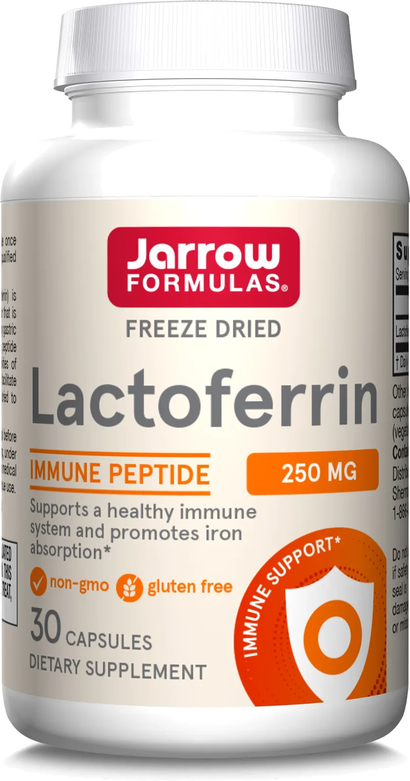 Jarrow Formulas – لاكتوفيرين مجفف بالتجميد 250 مجم – 30 كبسولة