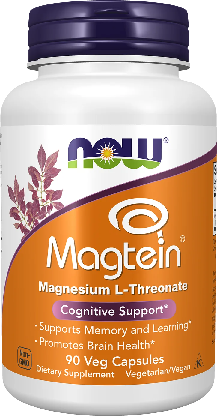 NOW Foods – Magtein® Magnesium L-Threonate – 90 capsules végétales