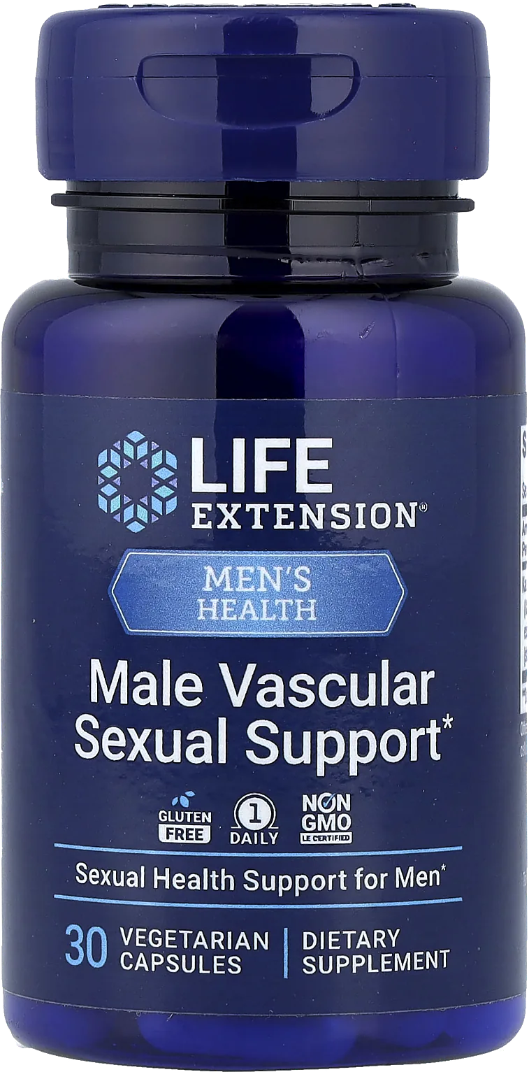 Life Extension – دعم الأوعية الدموية الجنسية للرجال – 30 كبسولة نباتية