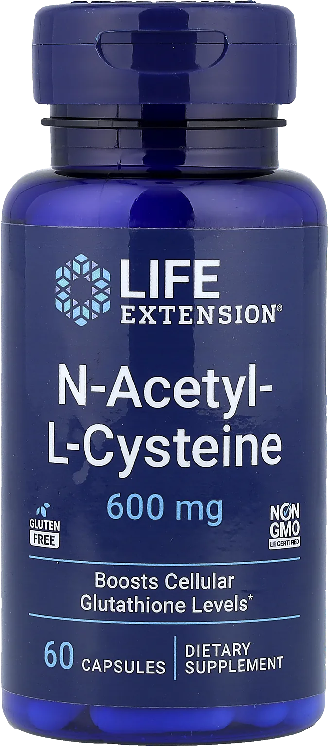 Life Extension – N-Acetyl-L-Cysteine 600 mg – 60 gélules