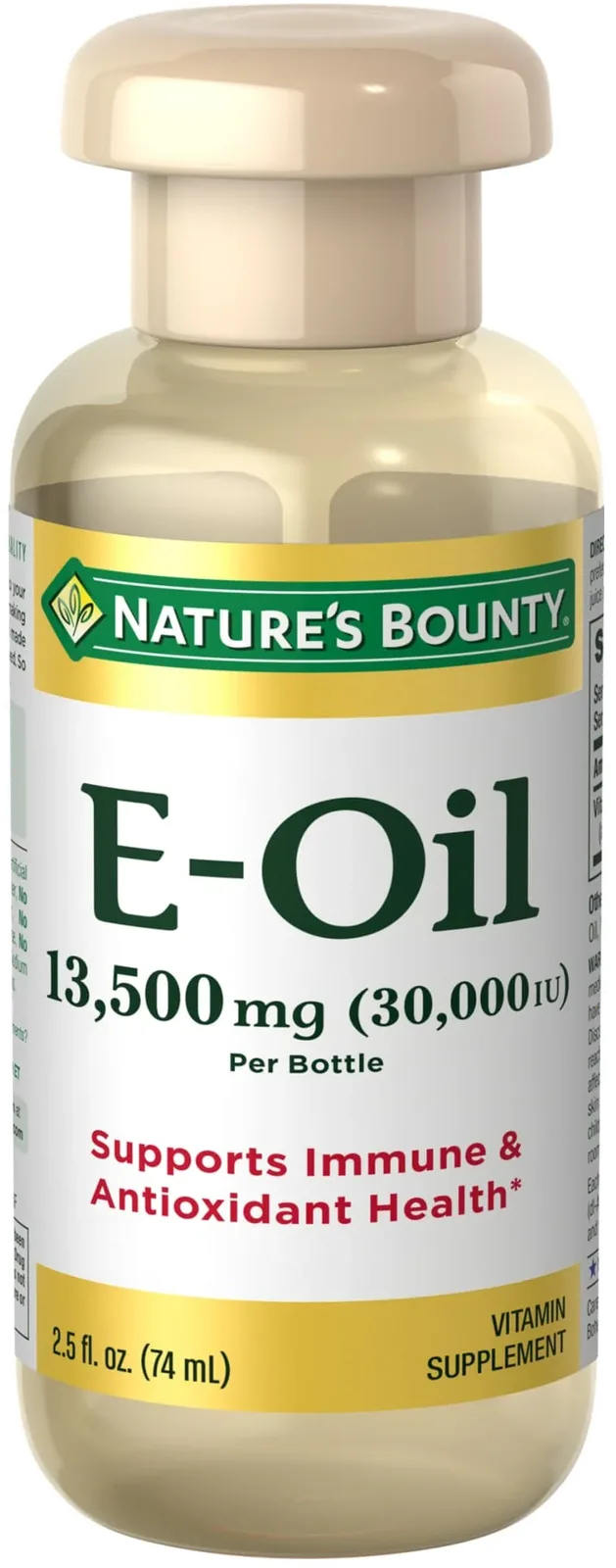 Nature's Bounty - E-Oil، زيت فيتامين E، 30000 وحدة دولية، 74 مل