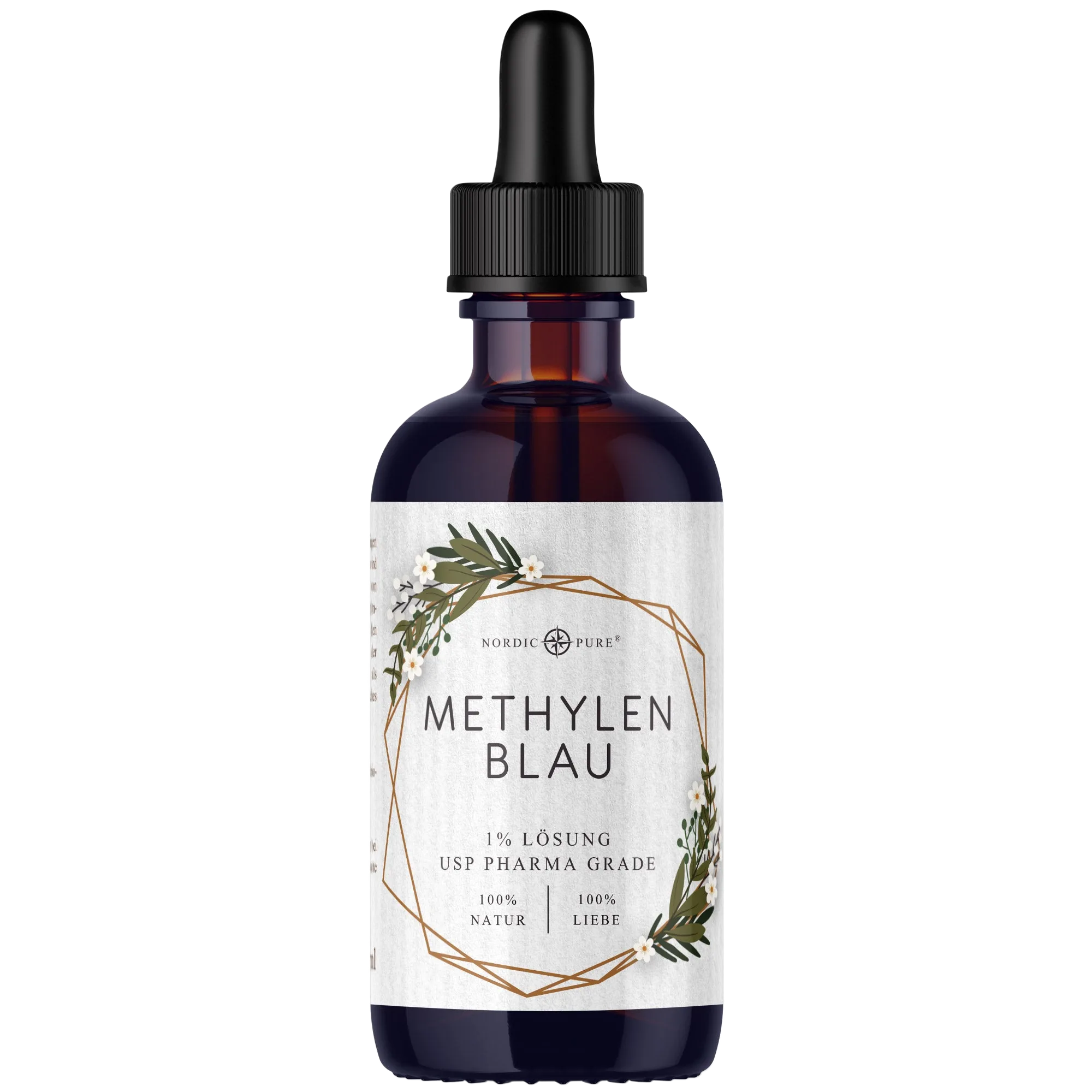 Nordic Pure – Bleu de méthylène 1 % – 100 ml