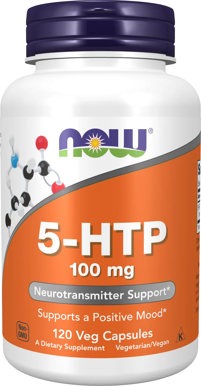 Now Foods - 5-HTP 100 مجم، 120 كبسولة
