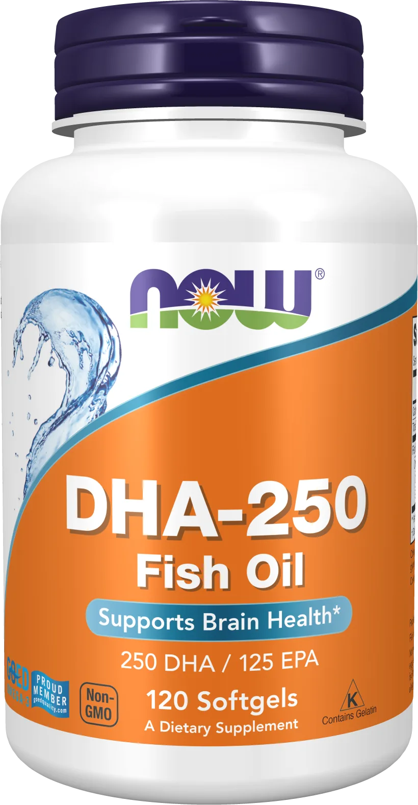Now Foods - DHA-250، 120 كبسولة