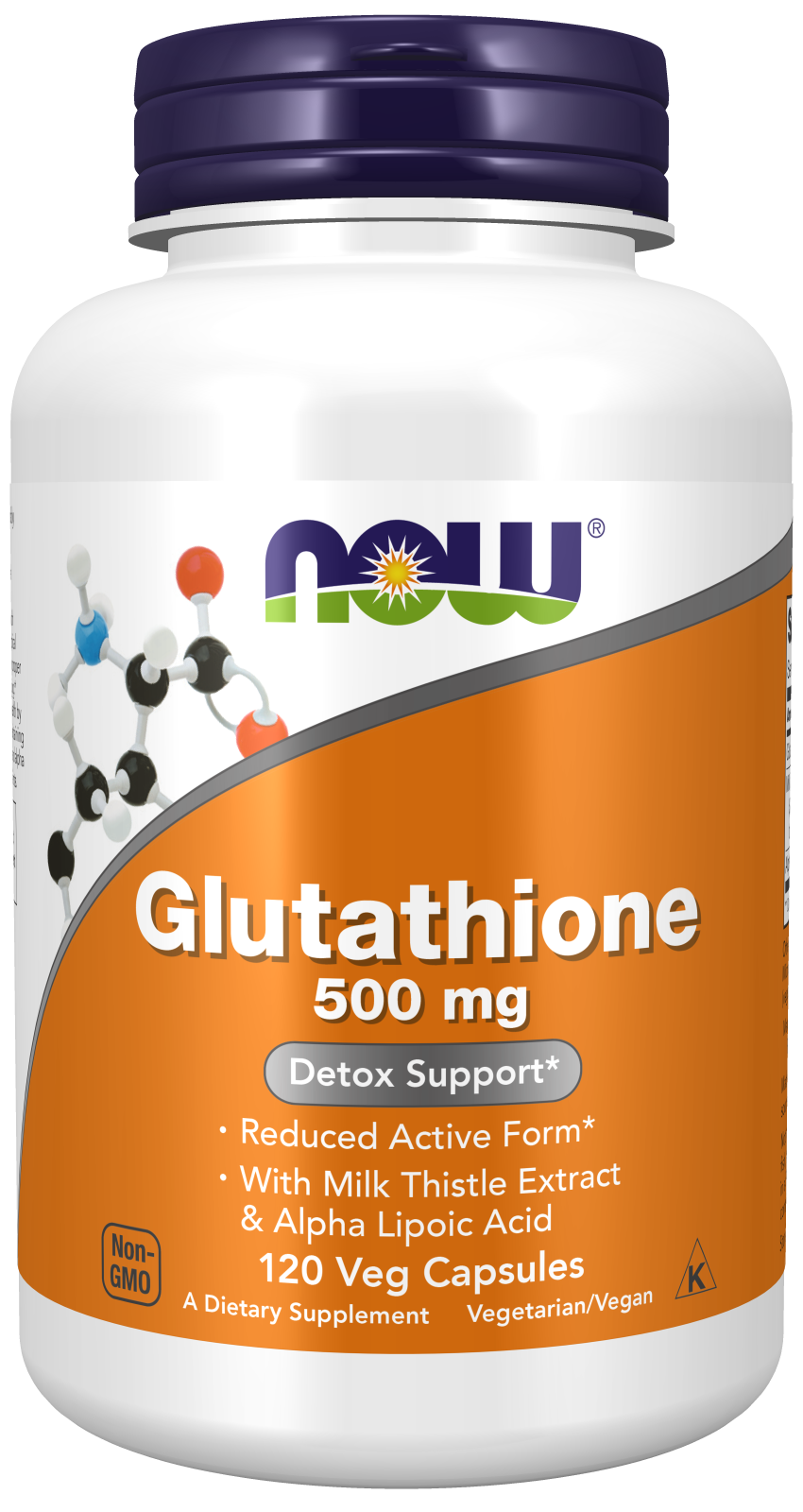 NOW Foods Glutathion 500 mg – 120 capsules végétales