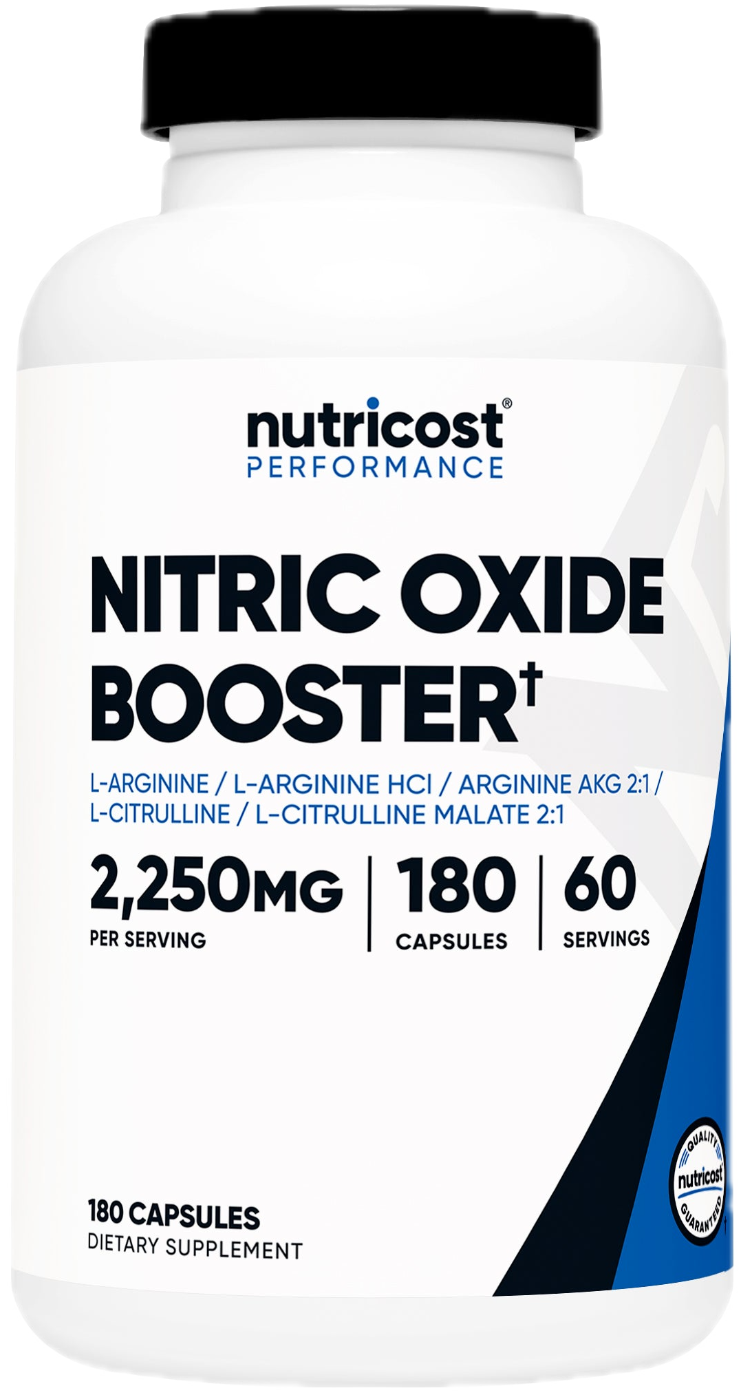 Nutricost Performance Nitric Oxide Booster — 180 capsules