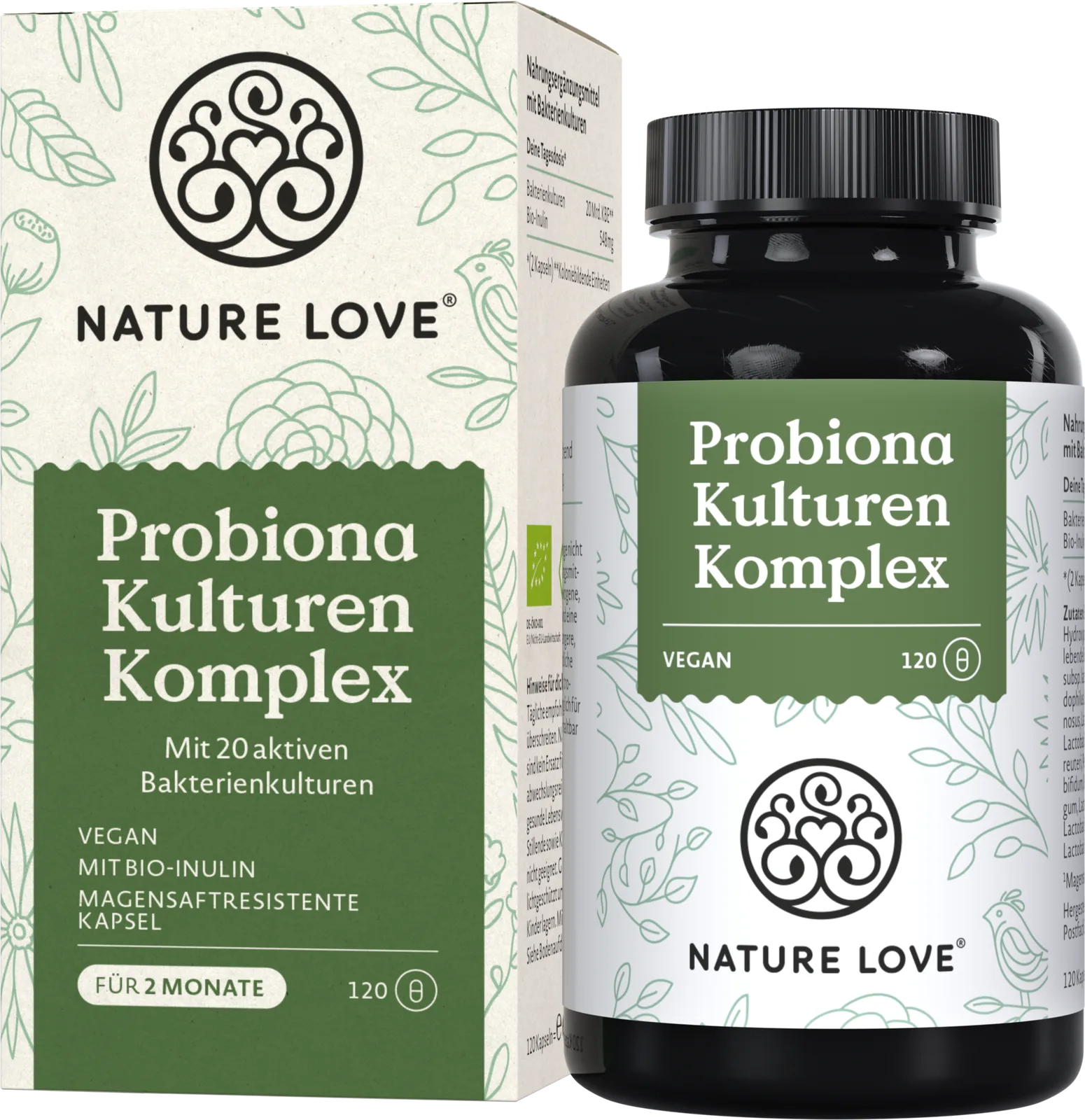 Probiotique Nature Love Probiona – 20 Milliards UFC 120 Gélules