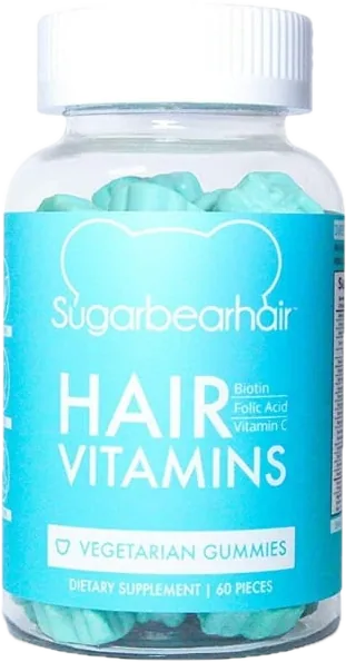 SugarBearHair - فيتامينات للشعر، 60 وحدة