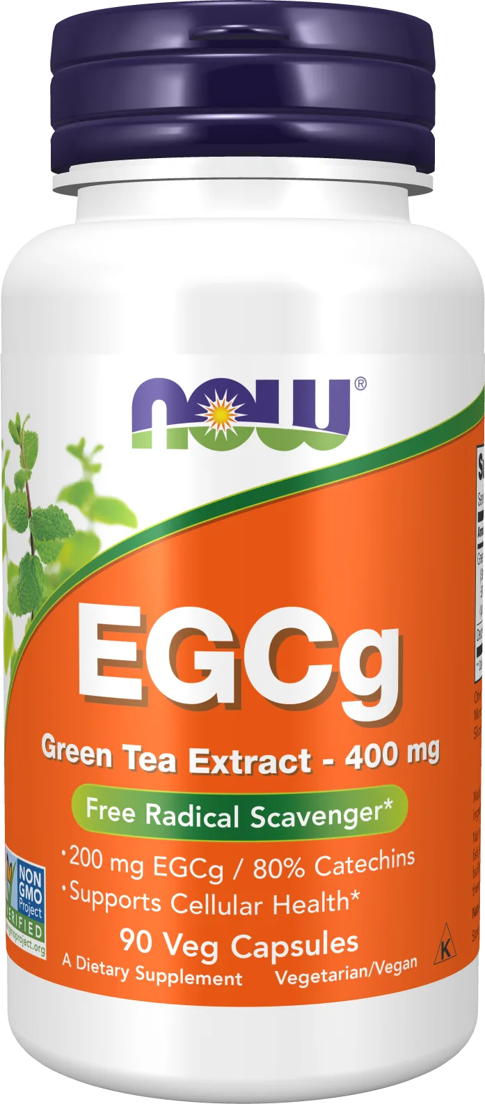 NOW Foods، غالات الإبيغالوكاتشين، مستخلص الشاي الأخضر، 400 مجم، 90 كبسولة نباتية