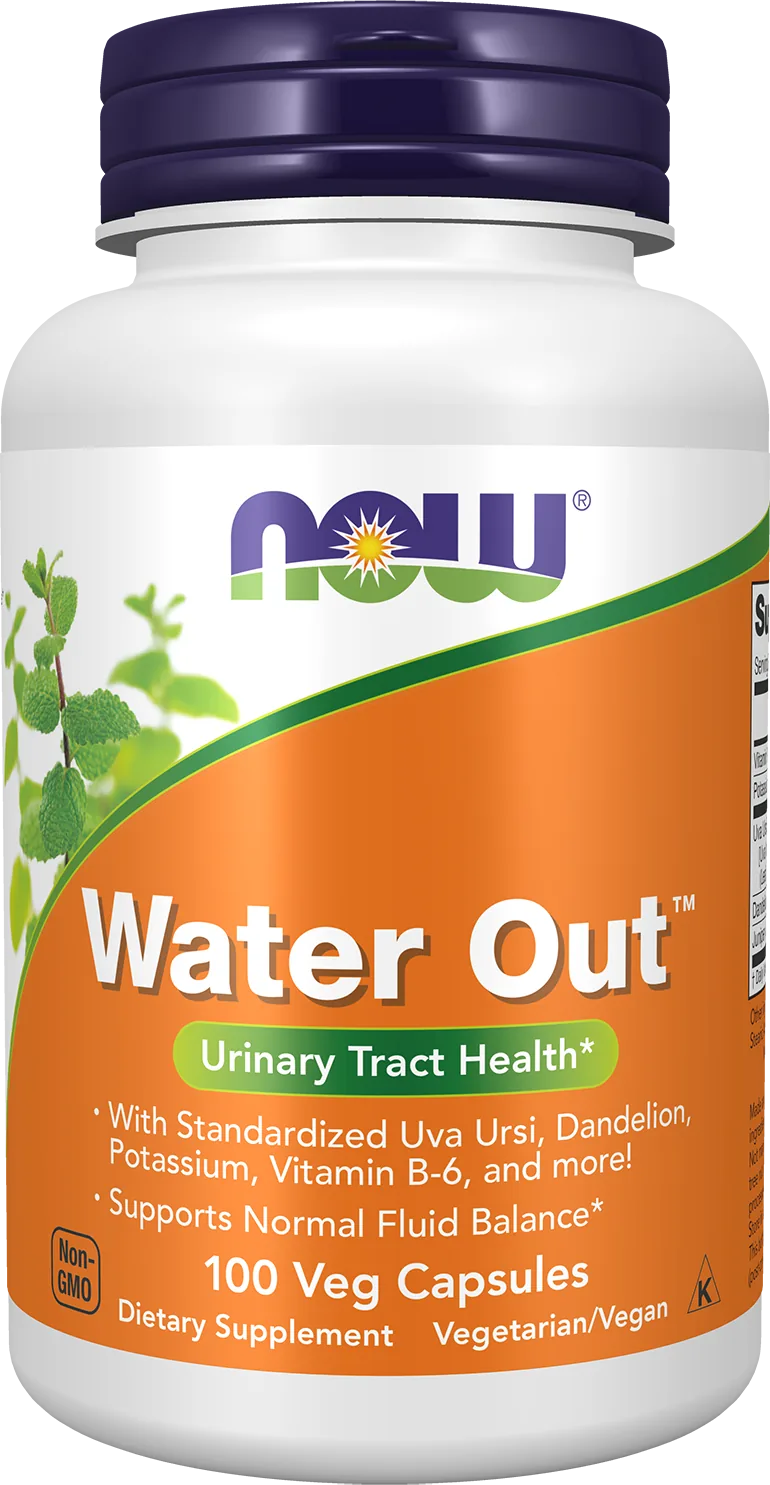 NOW Foods – Water Out™ Équilibre hydrique & Urinaire – 100 capsules végétales