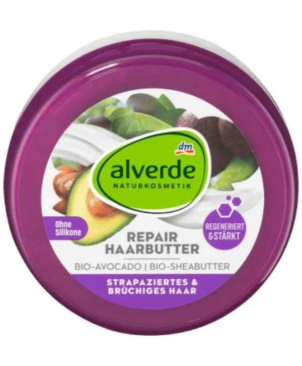 Alverde - Beurre Capillaire Réparateur Bio, 200 ml