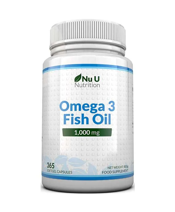 Nu U Nutrition - Omega 3, 365 Gélules