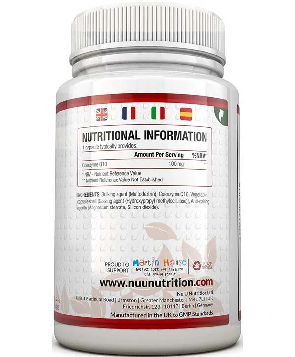 Nu U Nutrition - CoQ10، 120 كبسولة