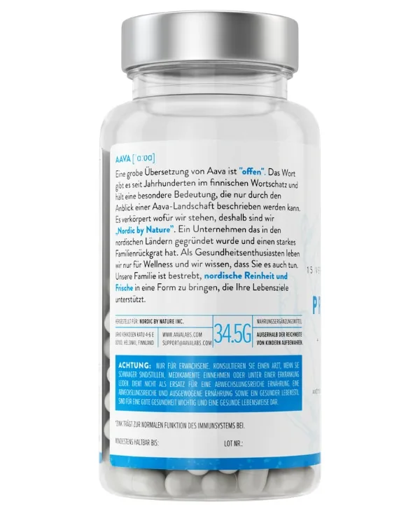 Aavalabs - Probiolac، مكمل غذائي بروبيوتيك، 60 كبسولة