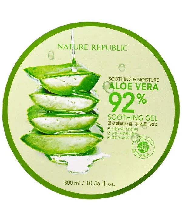 Nature Republic - Gel d'Aloe Vera, 300 ml Maroc.