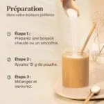 Glow25® كولاجين مسحوق [450 جم] – كولاجين مهدرج – قابل للذوبان – محايد