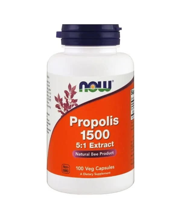 Now Foods - Propolis 1500, 100 gélules est un produit naturel de l'abeille idéal pour ceux qui recherchent une propolis maroc de qualité à un excellent prix dans un complément alimentaire pratique.