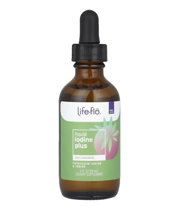 Life-flo، يود سائل بلس، مع يوديد البوتاسيوم، بدون نكهة، 150 ميكروغرام، 59 مل
