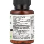 Un flacon brun étiqueté Futurebiotics Vitamines K2 et D3 (10000 IU), contenant 120 gélules et affichant les informations nutritionnelles et les ingrédients.