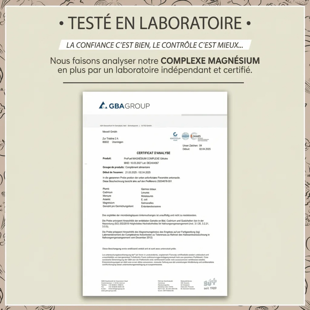Magnesium Complex ProFuel 400mg – Énergie & Récupération 180 Gélules