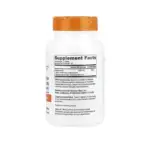 Un flacon blanc avec un couvercle orange étiqueté "Doctor's Best Magnésium à haute absorption glycinate/lysinate chélaté Albion TRAACS® - 120 comprimés".