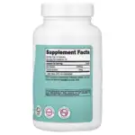 Inositol Femme Nutricost Myo & D-Chiro 120 Capsules | SOPK se présente sous la forme d'un flacon blanc avec une étiquette sarcelle indiquant les données du supplément : myo-inositol 2000mg, D-chiro-inositol 50mg par portion. Les certifications apparaissent au bas de la bouteille.