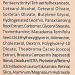 Détail photographique de la liste complète des ingrédients Beauty of Joseon Revive Eye Ginseng + Retinal – 30 ml