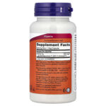 Composition NOW Foods Vitamine K2 MK-7 : 100 µg de vitamine K2 par capsule et autres ingrédients